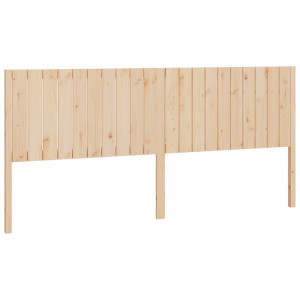 Cabecero de cama madera maciza de pino 205.5x4x100 cm H