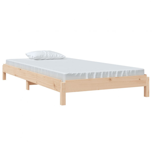 Cama empilhável 75x190 cm madeira de pinho maciça M 3