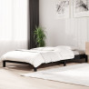 Cama apilable de madera pino maciza negro 75x190 cm 1