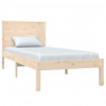 Estructura de cama individual madera maciza 75x190 cm 3