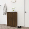 Mueble zapatero madera contrachapada roble marrón 60x35x92 cm 3