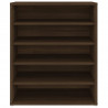 Mueble zapatero madera contrachapada roble marrón 60x35x70 cm 5