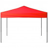 Carpa para fiestas plegable rojo 3x3 m 3
