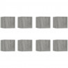 Móveis para TV de parede 8 pcs 30.5x30x30 cm cinzento sonoma 2