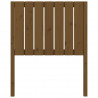 Cabecero de cama madera maciza pino marrón miel 80.5x4x100 cm 4