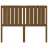 Cabeceira de cama 125.5x4x100 cm pinho maciço castanho mel 4