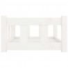 Cama para perros madera maciza de pino blanco 65.5x50.5x28 cm 5