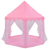 Tenda de brincar princesas c/ 250 bolas 133x140 cm rosa 3