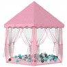 Tenda de brincar princesas c/ 250 bolas 133x140 cm rosa 2