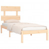 Estructura de cama madera maciza de pino 90x200 cm 3
