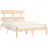 Estructura de cama de madera maciza 180x200 cm 3