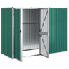 Abrigo p/ ferramentas jardim 225x89x161cm aço galvanizado verde 3