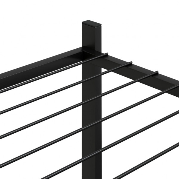 Suporte de vasos 83x25x60 cm ferro preto M 5