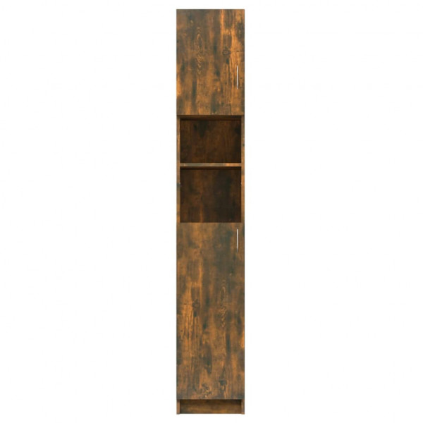 Armario baño madera contrachapada roble ahumado 32x25.5x190 cm M 3