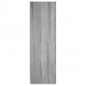 Armario de baño madera contrachapada gris Sonoma 30x30x95 cm 4