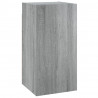 Mueble para TV madera contrachapada gris Sonoma 30.5x30x60 cm 2