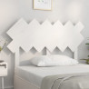 Cabeceira de cama122.5x3x80.5 cm madeira de pinho maciça branco 1
