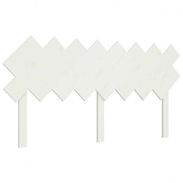 Cabeceira de cama 159.5x3x80.5 cm pinho maciço branco M 2