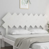 Cabeceira de cama 159.5x3x80.5 cm pinho maciço branco 3