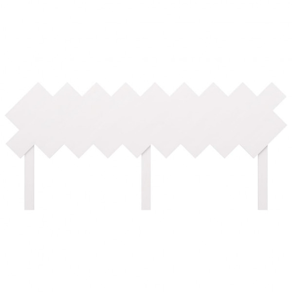 Cabecero de cama madera maciza de pino blanco 178x3x80.5 cm M 4