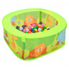Piscina de bolas para niños con 300 bolas 75x75x32 cm 1