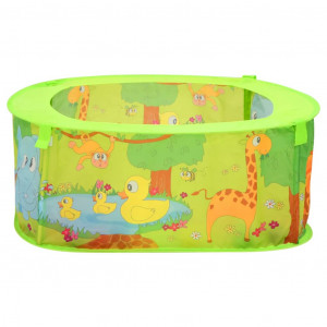 Piscina de bolas para niños con 300 bolas 75x75x32 cm H