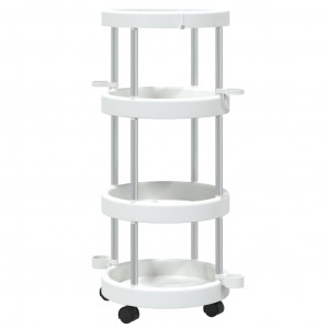 Carrinho de limpeza c/ cesto de arrumação alumínio H