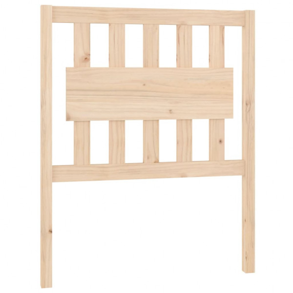 Cabecero de cama madera maciza de pino 80.5x4x100 cm M 2