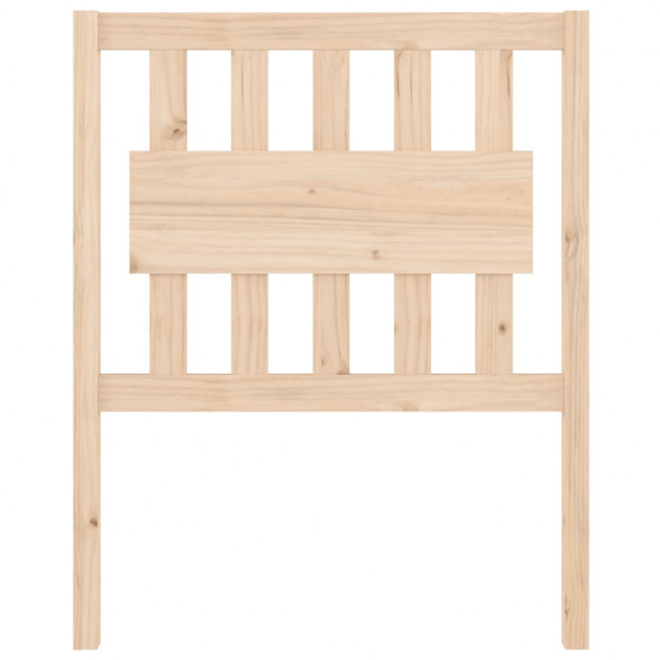 Cabecero de cama madera maciza de pino 80.5x4x100 cm M 3