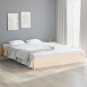 Estructura de cama madera maciza 120x200 cm 1