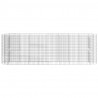 Arriate de gaviones de hierro galvanizado 330x50x100 cm 4