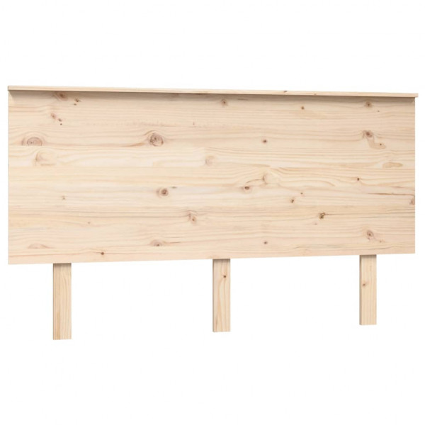 Cabecero de cama madera maciza de pino 144x6x82.5 cm M 2