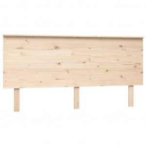 Cabecero de cama madera maciza de pino 164x6x82.5 cm H
