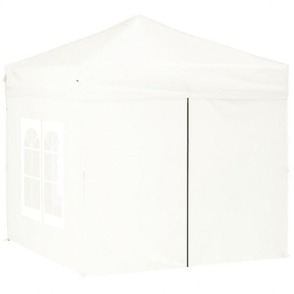 Carpa para fiestas plegable con paredes laterales blanco 2x2 m M 3