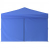 Carpa para fiestas plegable con paredes laterales azul 3x3 m 4
