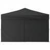 Carpa de fiesta plegable con paredes laterales antracita 3x3 m 4