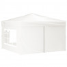 Carpa para fiestas plegable con paredes laterales blanco 3x3 m 3