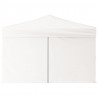 Carpa para fiestas plegable con paredes laterales blanco 3x3 m 4