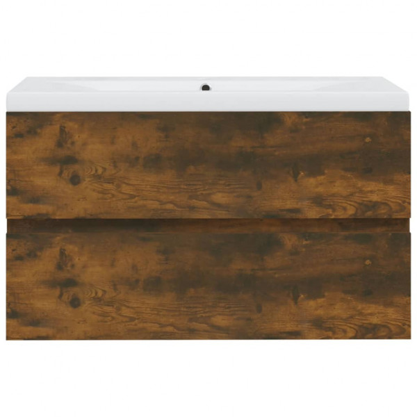 Mueble de baño con lavabo madera contrachapada roble ahumado M 3