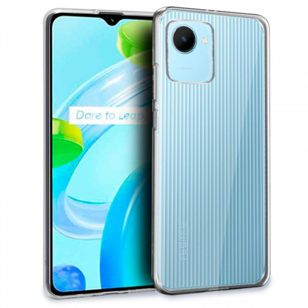 Funda COOL Silicona para Realme C30 / Narzo 50i Prime (Transparente) D