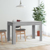 Mesa de comedor madera contrachapada gris Sonoma 120x60x76 cm 4