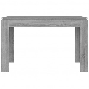 Mesa de comedor madera contrachapada gris Sonoma 120x60x76 cm H