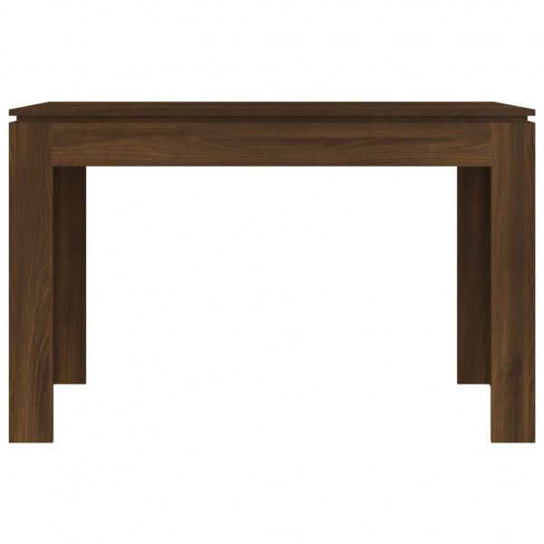 Mesa de comedor madera contrachapada roble marrón 120x60x76 cm M 4