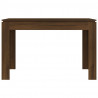 Mesa de comedor madera contrachapada roble marrón 120x60x76 cm 4