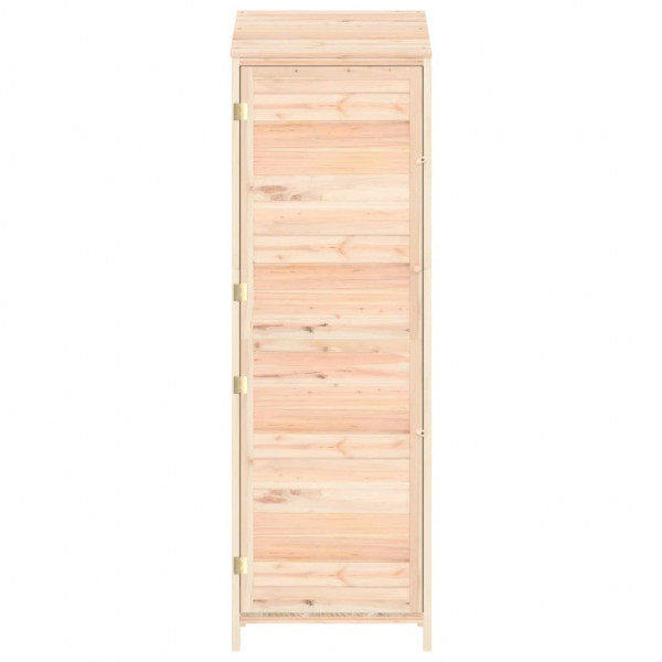 Cobertizo de jardín madera maciza de abeto 55x52x174.5 cm M 4