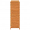Cobertizo de jardín madera maciza de abeto marrón 55x52x174.5cm 4