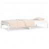 Sofá-cama sem colchão 90x200 cm madeira de pinho maciça branco 5