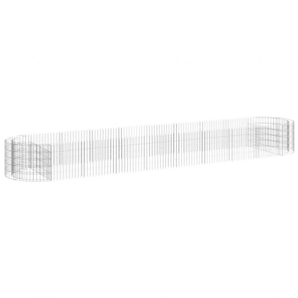 Arriate de gaviones de hierro galvanizado 500x100x50 cm M 2