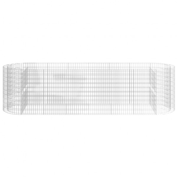 Arriate de gaviones de hierro galvanizado 400x100x100 cm M 4