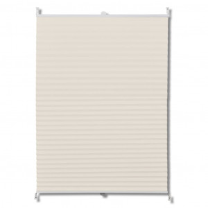 Estor plisado color crema 90x100 cm H